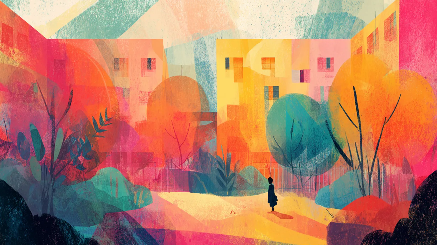 Students in a classroom