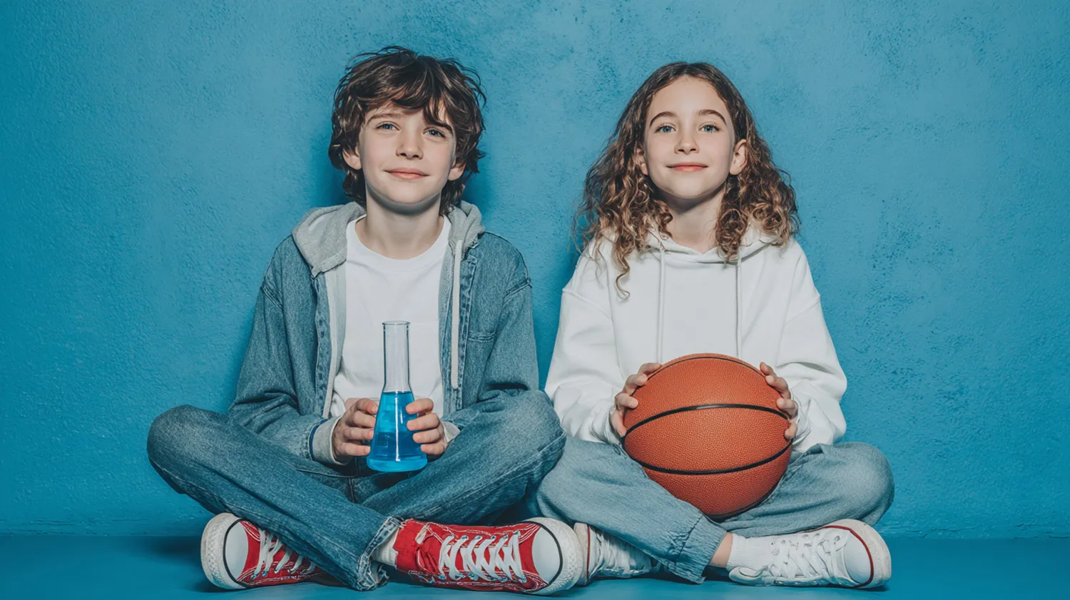 Kindergarten classroom with young students