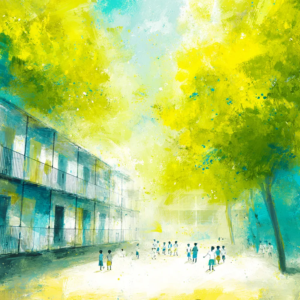 Students in a classroom